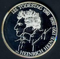 NSZK 1981. "Heinrich Heine - Robert Schumann" Ag 14,9g T:PP