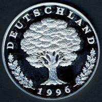 NSZK 1996. "Theodor Fontane" Ag 20,1g T:PP