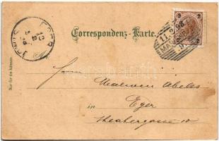 1898 (Vorläufer) Fieberbrunn (Tirol), Felsenpartie am Wildseeloder, Luftcur- u. Badeort Fieberbrunn,...