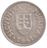 Szlovákia 1941. 50h Cu-Ni T:2 Slovakia 1941. 50 Halierov Cu-Ni C:XF Krause KM#5