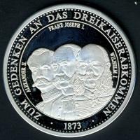 NSZK DN "A három császár egyezménye" Ag 20g T:PP