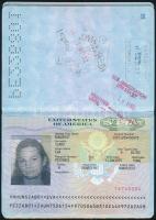1993 Magyar Köztársaság által kiállított fényképes útlevél amerikai vízummal