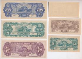 Kína / Kwangtung Tartomány 1949. 5c-10Y (6xklf) T:I-II
China / Kwangtung Province 1949. 5 Cents - 1...