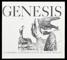 Genesis. A graphic interpretation by Lajos Szalay. New York,1966,Madison Avenue Church Press. Gazdag fekete-fehér képanyaggal illusztrált. Kiadói egészvászon-kötés, kiadói papír védőborítóban.