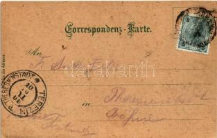 1901 Admont (Steiermark), Schloss Röthelstein, Schloss Kaiserau, Admont m. d. Buchstein / castles. K...