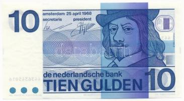 Hollandia 1968. 10G T:I Netherlands 1968. 10 Gulden C:UNC Krause 91b