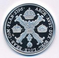 DN "Magyar tallérok utánveretben - I. Ferenc tallérja 1796" Ag emlékérem (20g/0.999/38,6mm...