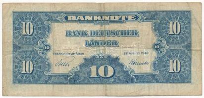 NSZK 1949. 10M T:III FRG 1949. 10 Mark C:F Krause 16