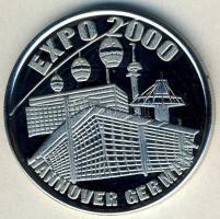 NSZK 2000. "Világkiállítás 2000. - Hannover" Ag 25,5g T:PP