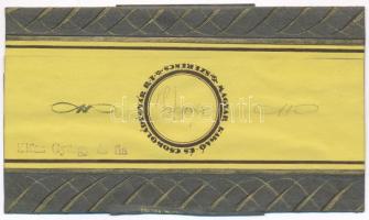 Szerencsi Keserü art deco csokoládé tábla termékcsomagolás terv, 1930 körül. Vegyes technika, papír....