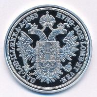 DN "Magyar tallérok utánveretben - Ferenc József ifjúkori tallérja 1853" Ag emlékérem (20g...