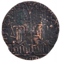 1172-1196. Rézpénz Cu "III. Béla" (2,13g) T:2- Hungary 1172-1196. Copper Coin Cu "Béla III" (2,13g) C:VF Huszár: 72., Unger I.: 114.