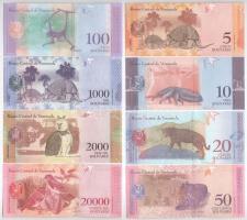 Venezuela 2013-2018. 5B-20.000B (8xklf) T:I,I-
Venezuela 2013-2018. 5 Bolivares - 20.000 Bolivares ...