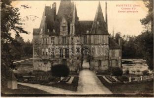 1906 Mortrée, Chateau dO. Entrée principale / castle