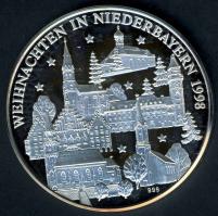 NSZK 1998. "Karácsony Alsó-Bajoroszágban" Ag 15,1g T:PP