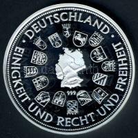 NSZK 1998. "Holdautó" Ag 14,8g T:PP