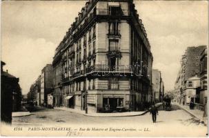 Paris, Montmartre, Rue de Maistre et Eugene-Carriere / street view (EK)