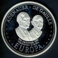 NSZK DN "Adenauer - De Gaulle" Ag 20,1g T:PP