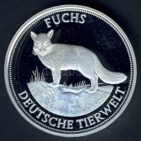 NSZK DN "Német állatvilág - Róka" Ag 10g T:PP