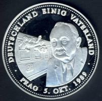 NSZK 1990. "Német Egység" Ag 20,2g T:PP