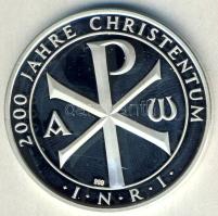 NSZK 2000. "2000 éves a kereszténység" Ag 15g T:PP