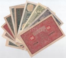 Lengyelország 1919-1948. 1Zl-50Zl (10xklf) T:III,III- közte több szép papír
Poland 1919-1948. 1 Zło...