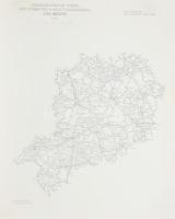 cca 1970 5 db megyei közúti térkép: Csongrád, Zala, Vas, Veszprém, Nógrád 40x30 cm