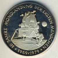 NSZK 1979. "10 éve történt az első holdraszállás" Ag 24,3g T:PP