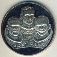 NSZK 1979. "10 éve történt az első holdraszállás" Ag 24,3g T:PP