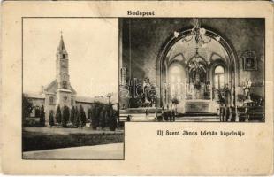 Budapest XII. Új Szent János kórház kápolnája, belső (EB)