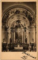 Budapest II. Ferenciek Margit körúti temploma, belső. Gyulai Ferenc felvétele és kiadása