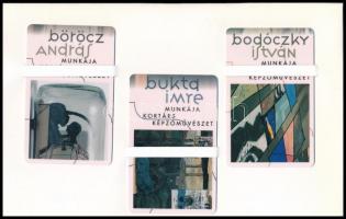 Várfok Galéria. Jubileumi Esztendő. Kortárs Képzőművészet. Bp.,[2001.], Várfok Galéria. Benne Bodócz...