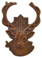 19db-os szarvas jelvény tétel (37x27mm) T:1