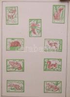 495 db magyar és 550 db külföldi gyufacímke, benne pár nagyalakú is!