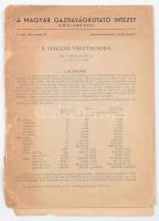 1946 A magyar valutacsoda. A forint bevezetésekor inflációról írt tanulmány, kissé megviselt állapotban 15p.