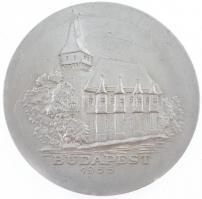 1955. "100. Ausztria-Magyarország Labdarúgó Mérkőzés / Budapest 1955" Al emlékérem (61,5mm...