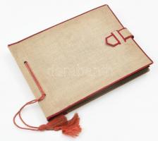 1936-1943 Fényképalbum 116 db feliratozott fényképpel, néhány hiánnyal, közte: Filatori dűlő, Testvé...