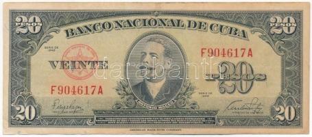 Kuba 1949. 20P T:III Cuba 1949. 20 Pesos C:F Krause P#80a