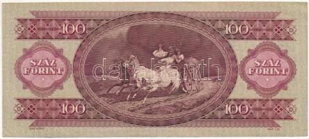 1949. 100Ft "B 221 129816" nyomdai papírránccal T:III szép papír Adamo F28
