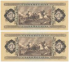 1983. 50Ft (2x) sorszámkövetők "D 005 006248 - D 005 006249" T:I Adamo F23