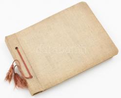 1937 Fényképalbum beragasztott fényképekkel, Sajószentpéter, Edelény (Coburg-kastély), tűzoltóság, r...