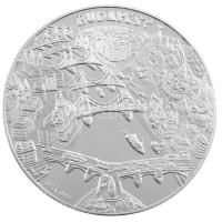 Bognár György (1944-) "Országház" Budapest nevezetességei sorozat, Ag emlékérem dísztokban...