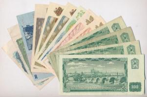 Csehszlovákia 1960. 10K + 1961. 3K + 5K + 100K (4x) + 1970. 20K + 1986. 10K (2x) + 1987. 50K (2x) + ...
