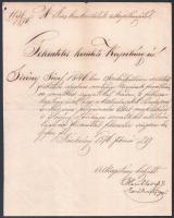 1876 Jászberény, A Jászkun kerületek alkapitányától a kapitánynak küldött levél