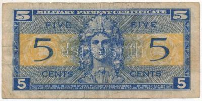 Amerikai Egyesült Államok / Katonai kiadás 1954. 5c "521." sorozat T:III kis anyaghiány
U...