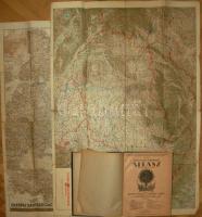 Régi földrajzi atlasz + Oroszország és Csonka-Magyarország térképe