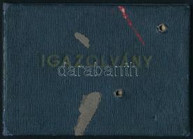 1957-1959 Gárdos György, a Hunnia Filmstudió igazgató helyettesének fényképes igazolványa