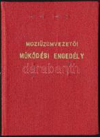 1962 Fényképes moziüzemvezetői működési engedély