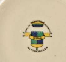 Altenkirchen 6 személyes porcelán kávés csésze készlet 6 csésze 5 aljjal. Matricás, jelzett, hibátla...