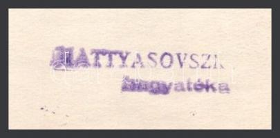 Mattyasovszky-Zsolnay László (1885-1935), kétoldalas mű: Ülő női akt. Ceruza, papír. Mindkét oldalon...